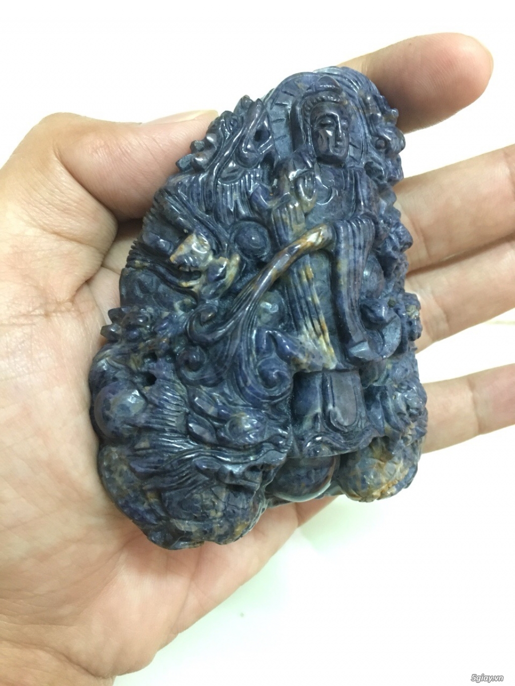 Mặt dây, Nhẫn Cẩm thạch chạm rồng, Tỳ hưu phong thuỷ - 11