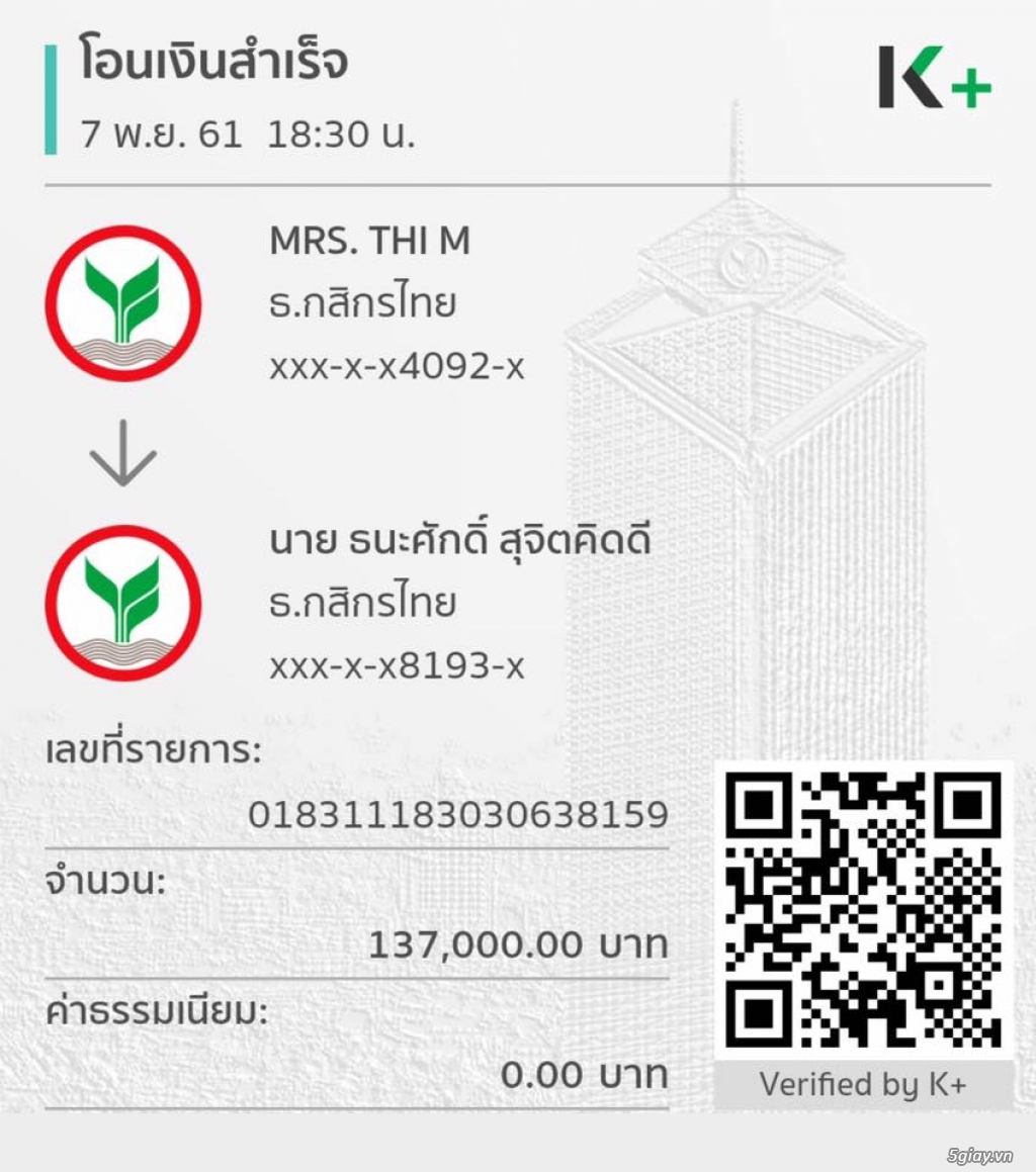 Dịch vụ chuyển tiền sang Thái Lan thanh toán uy tín và nhanh chóng - 1