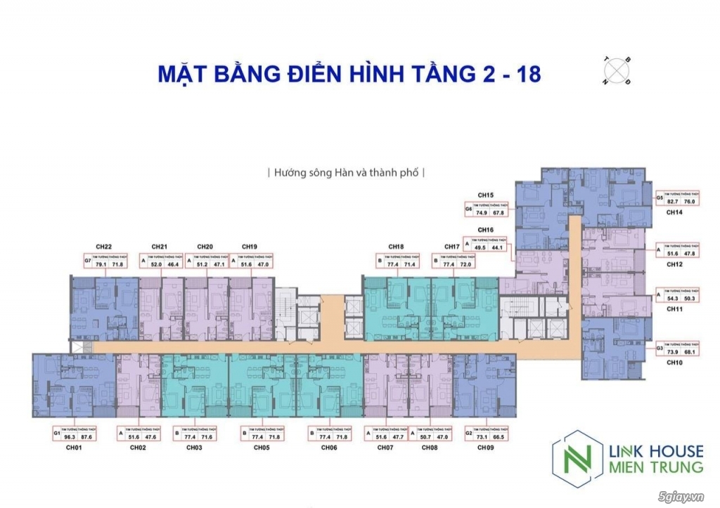 Còn 1 căn duy nhất view biển tại dự án Sơn Trà Tầng 14 view biển - 3