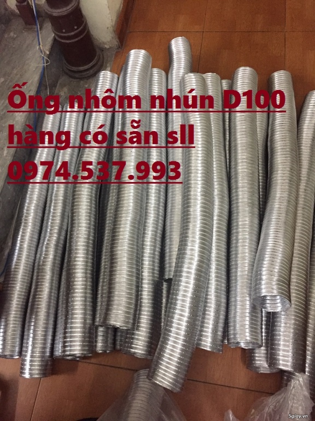 Ống nhôm nhún  D100,ống chịu nhiệt độ cao giá rẻ - 1