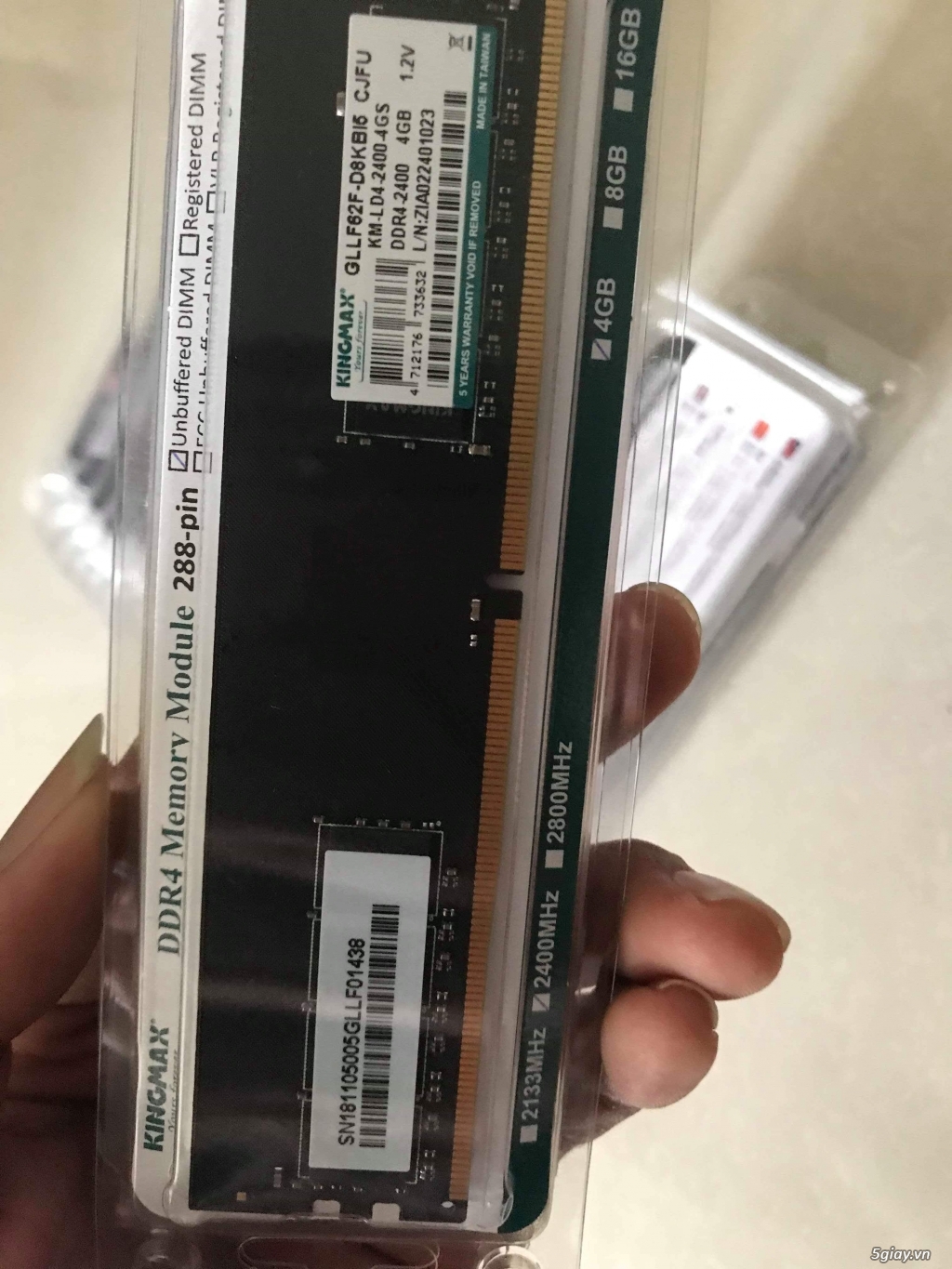 Thanh lý dẹp cty ram Kingmax DDR4 4G + ổ cứng 500G  nguyên Hộp HB 3N - 5
