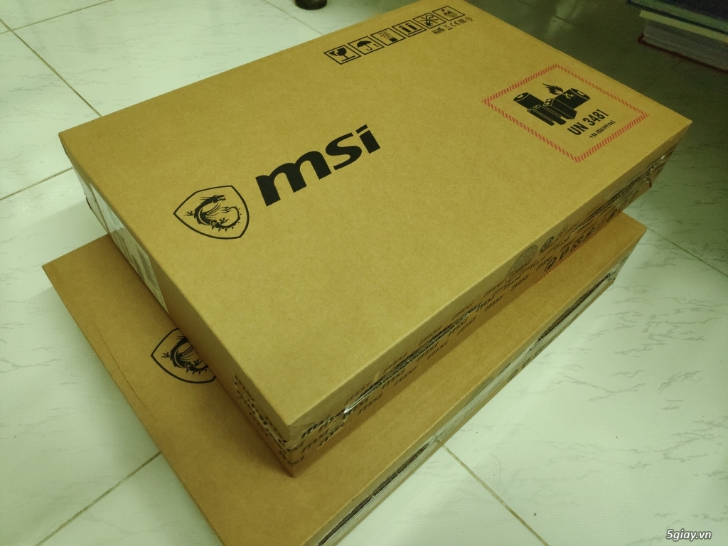 MSI GF63 Core i5-8300H, RAM 8GB, 1050 4GB, 256SSD NGUYÊN SEAL NEW 100% - 4