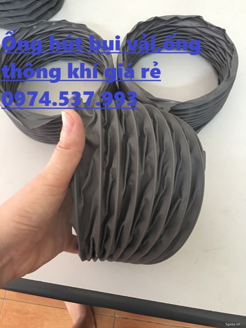 Ống gió mềm vải hút bụi,ống thông khí tòa nhà,giá rẻ - 2
