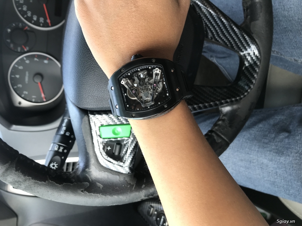 Thanh lý siêu đồng hồ Richard Mille RM038 black edition - 2