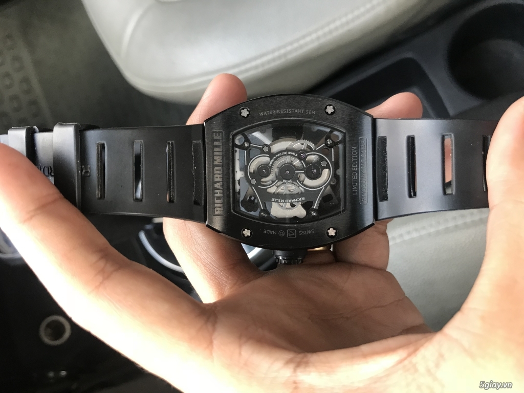 Thanh lý siêu đồng hồ Richard Mille RM038 black edition - 1