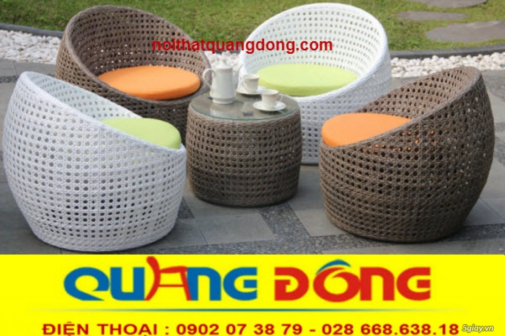 Địa chỉ sản xuất bàn bàn ghế mây nhựa tại Hồ Chí Minh - 1
