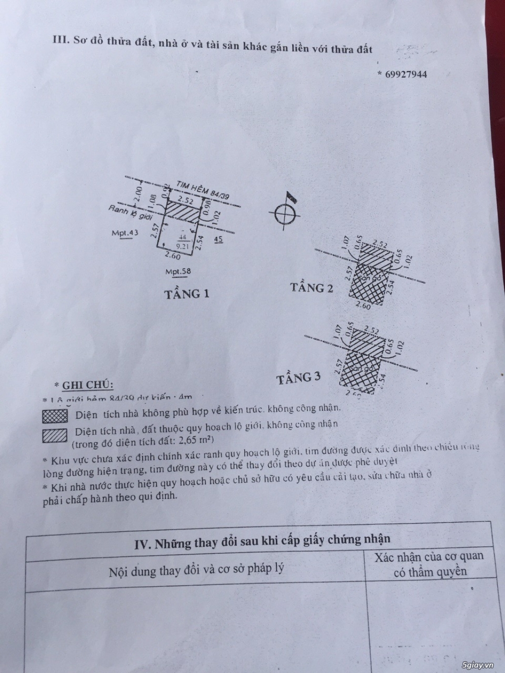 Bán nhà 3 tấm chính chủ Trần Văn Quang TB 1.1 tỉ - 1
