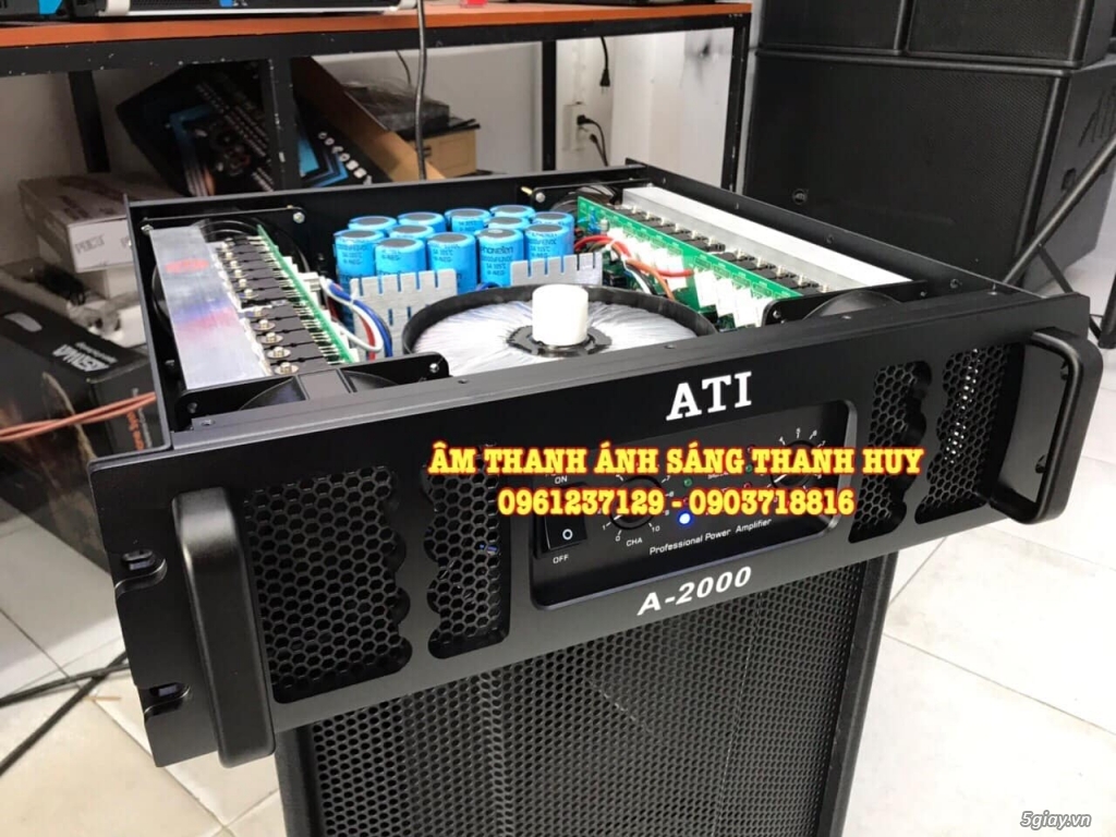 Đẩy công suất 2 kênh ATI A2000 hàng chính hãng - 2