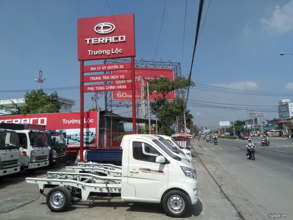 bán xe tải teraco 990kg thùng dài 2m8 bán xe trả góp - 4