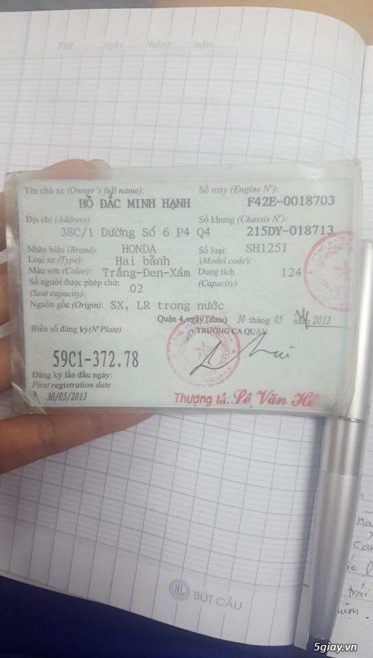 SH 125i đời 2013 cho ae chơi tết