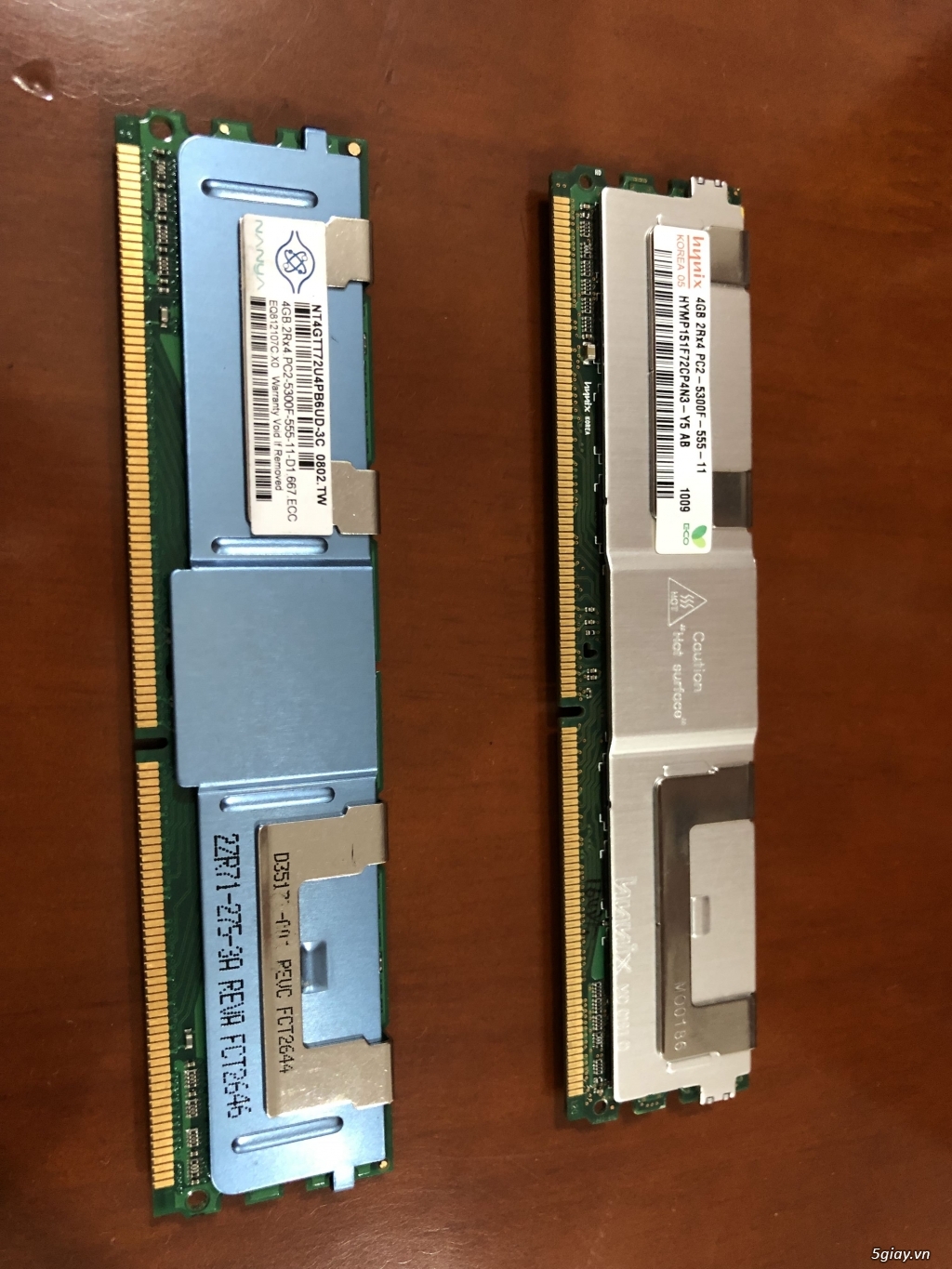 Thanh lý RAM 4GB 2Rx4 PC2-5300F-555-11 xách tay - 1