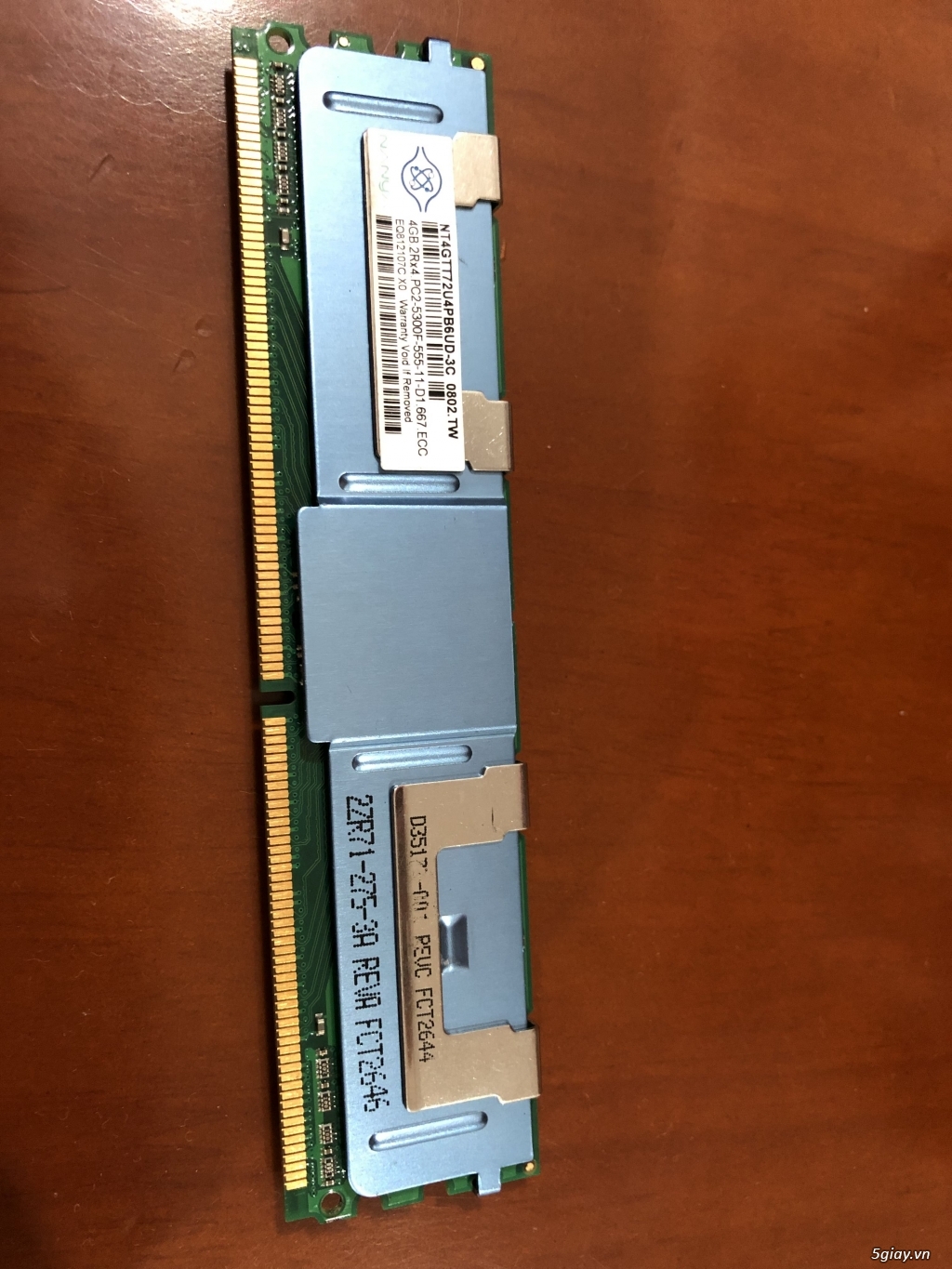 Thanh lý RAM 4GB 2Rx4 PC2-5300F-555-11 xách tay - 2