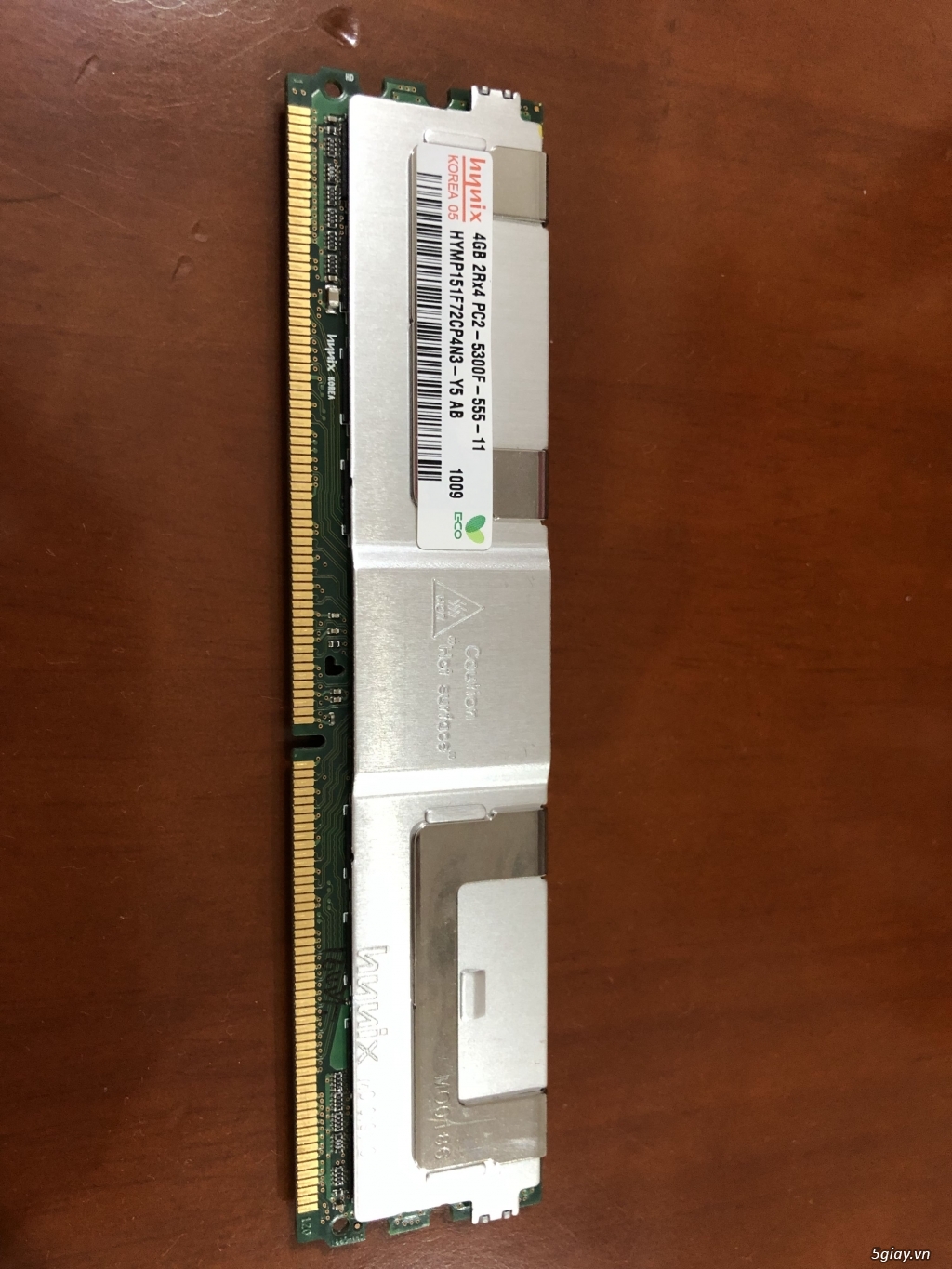 Thanh lý RAM 4GB 2Rx4 PC2-5300F-555-11 xách tay