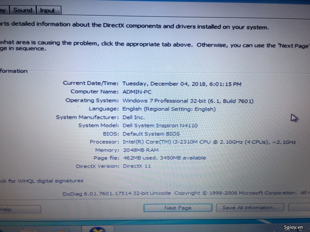 Laptop Dell Inspiron N4110, I3, 320GB - 3