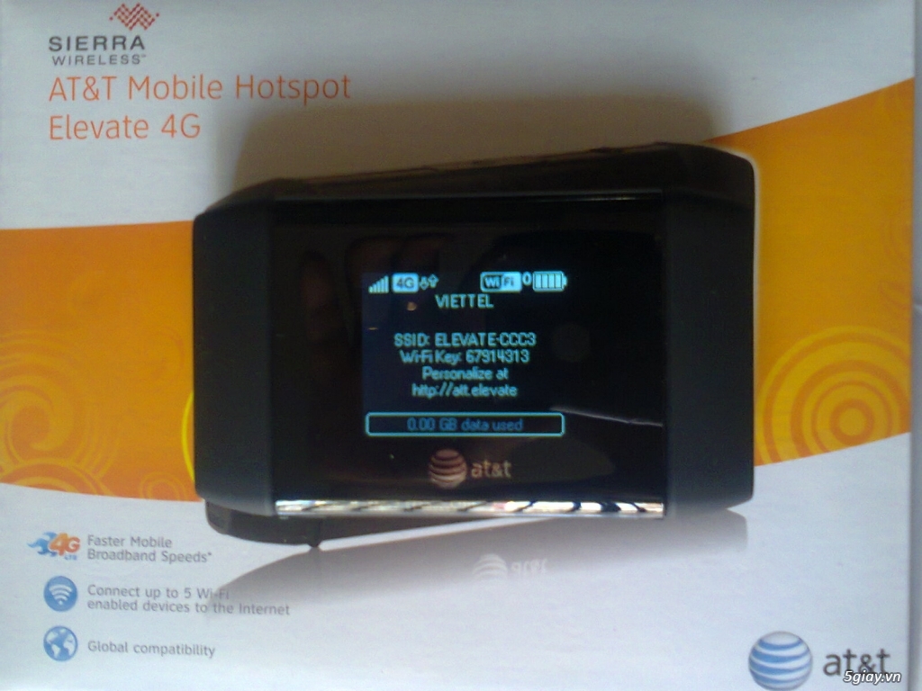 wifi 3g USA 4G LTE at&t Mifi 5792 4G LTE - 1