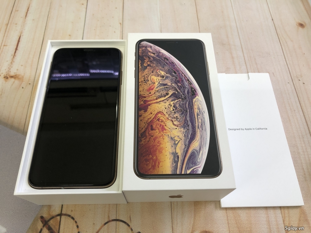 Iphone Max 64GB fullbox màu Gold 2 sim ZA/A new 99,99% - 3
