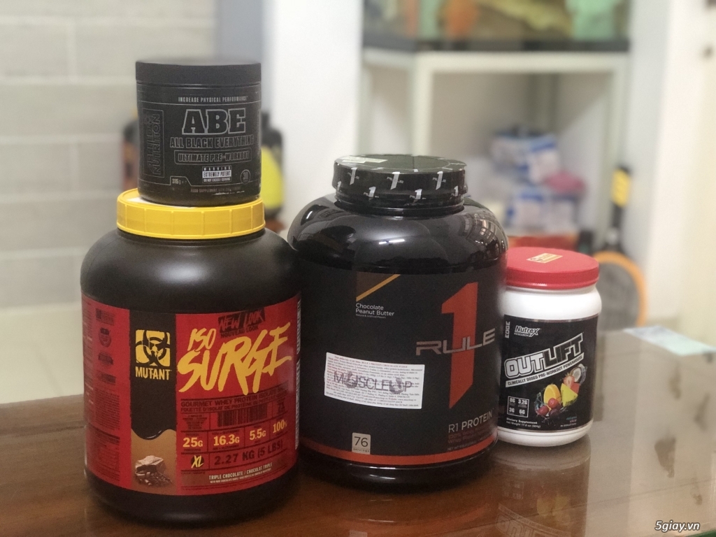 Cần thanh lý 1 số Whey Protein Isolate R1 + Hydropure + Iso Surge!!! - 2