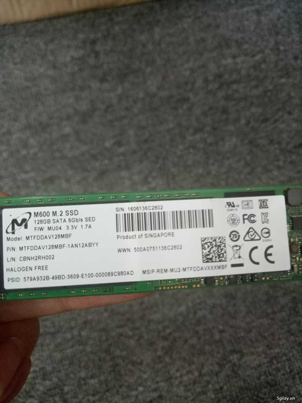 SSD 128Gb M.2 Sata - 2