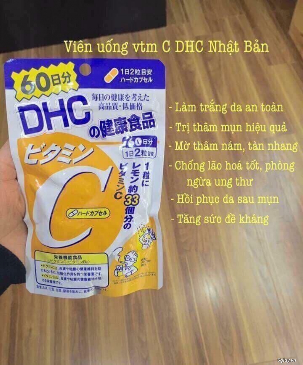 Viên Uống Bổ Sung Vitamin C DHC Nhật Bản 120 Viên