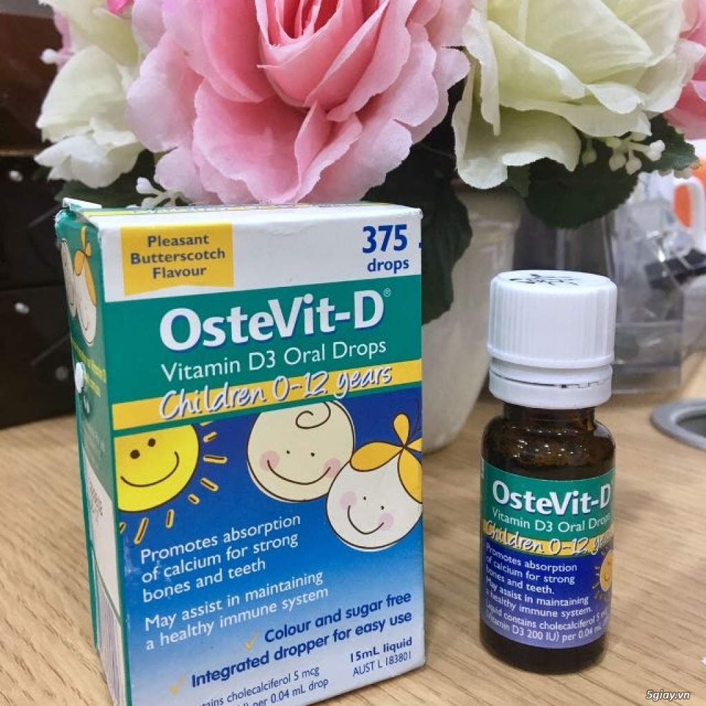 Vitamin D Ostevit dạng giọt (15ml) (0-12 tuổi)