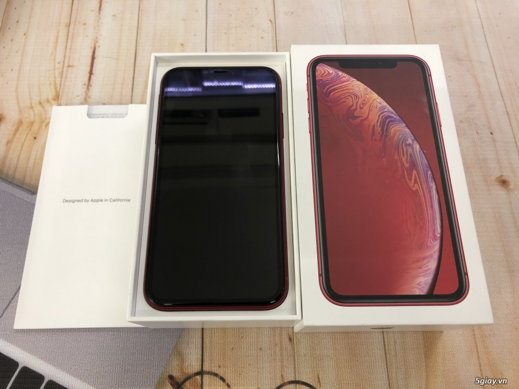 Iphone XR 64GB fullbox màu Red 2 sim ZA/A new 99,99% - 3