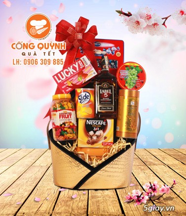 Giỏ quà Tết 2019 mới nhất - Quà Tết Cống Quỳnh - 21