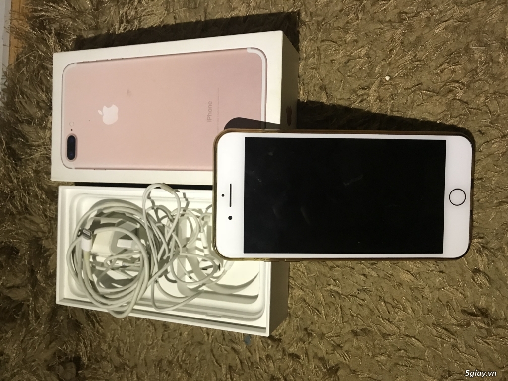 Iphone 7plus 32g rose gold zin áp xuất có trả góp - 1