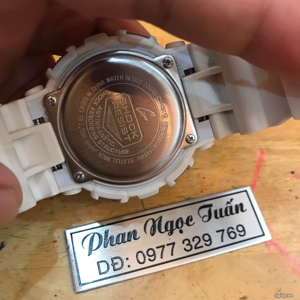 Vài con đồng hồ gshock đã qua sử dụng