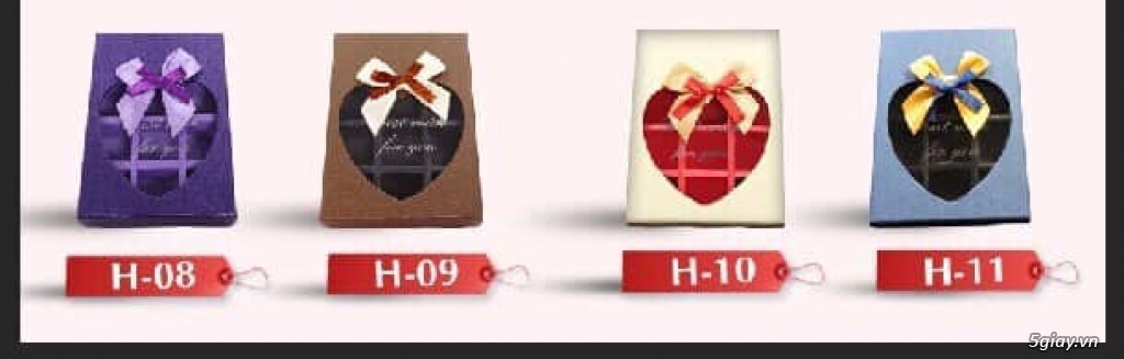 Cung cấp Sỉ - Lẻ các mẫu hộp quà đựng Chocolate mùa Valentine 2019 - 18