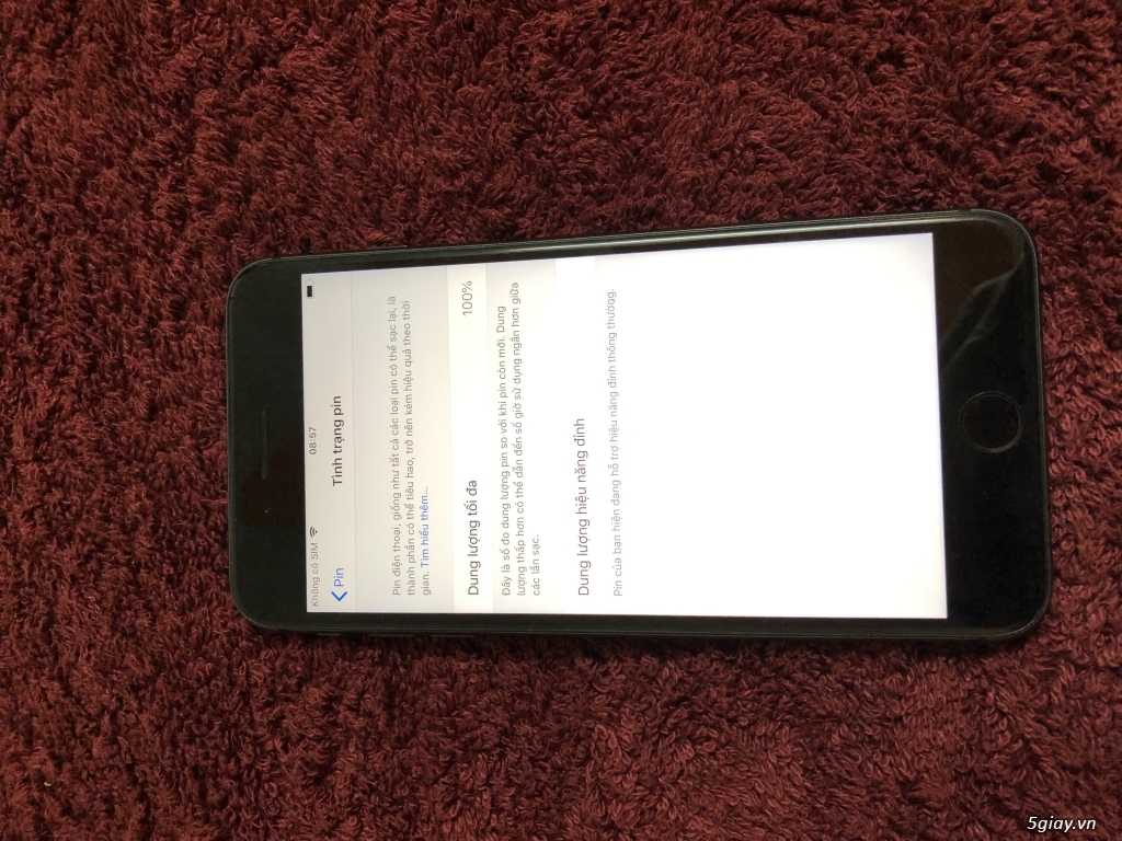 Cần bán iphone 8 plus màu grey 256gb - 1