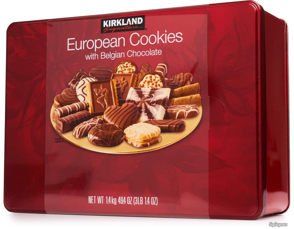 Bánh Kirkland European Cookies 1.4KG - hàng nhập Mỹ - bán Sỉ