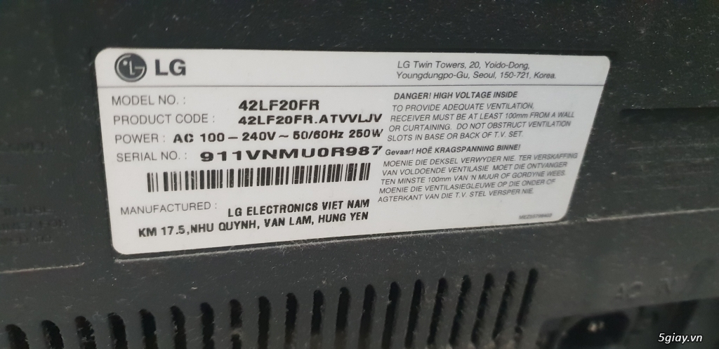 TIVI LG 42 INCH CÒN MỚI - 4