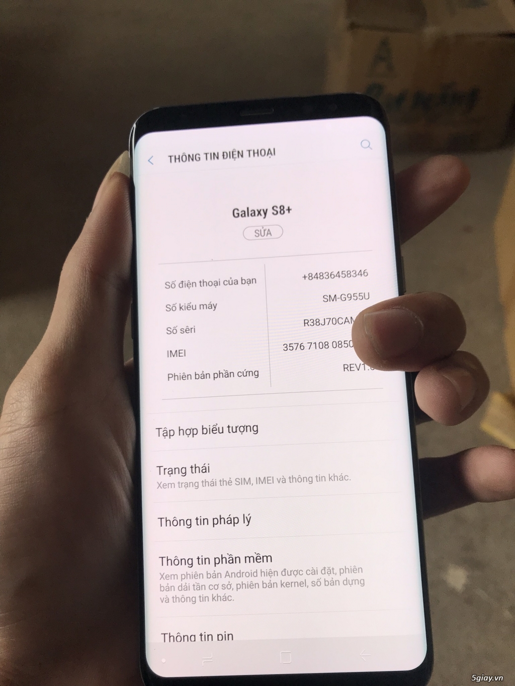 Samsung s8 plus ram4/64gb - 4