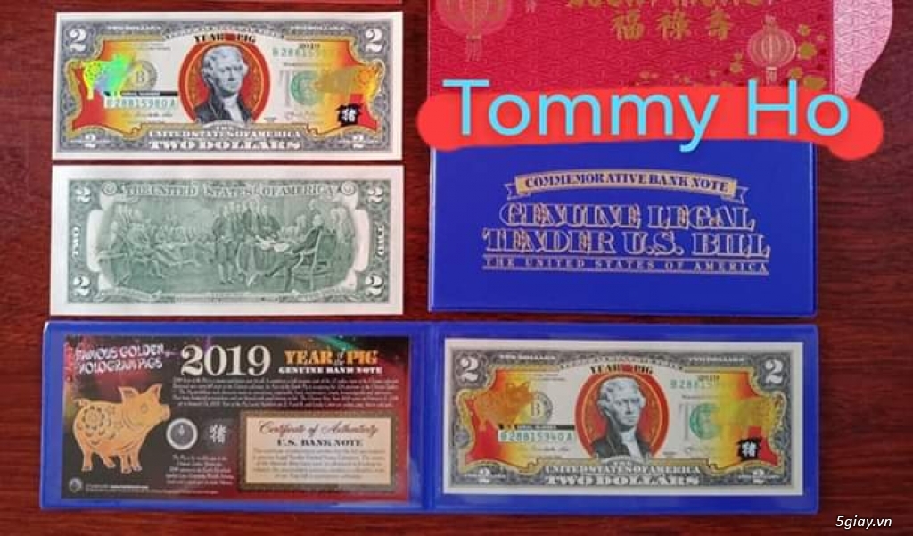 tiền đô lẽ 1 or 2 usd new 100% - 3