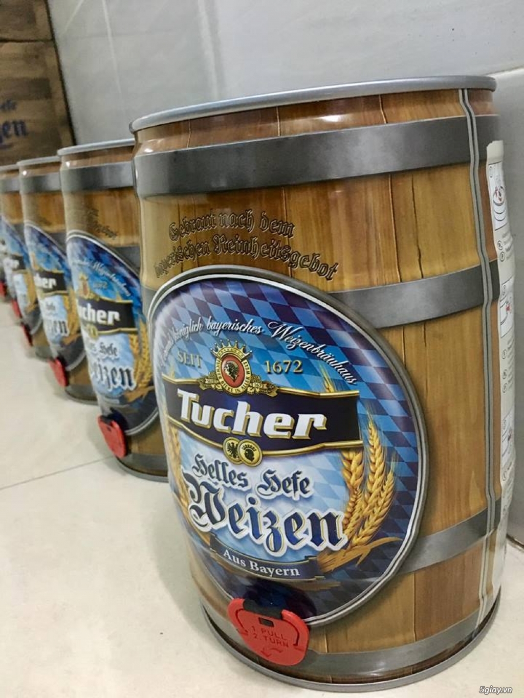 HOT-Quà tết 2019 Boom Bia lúa mì Tucher nhập khẩu Đức