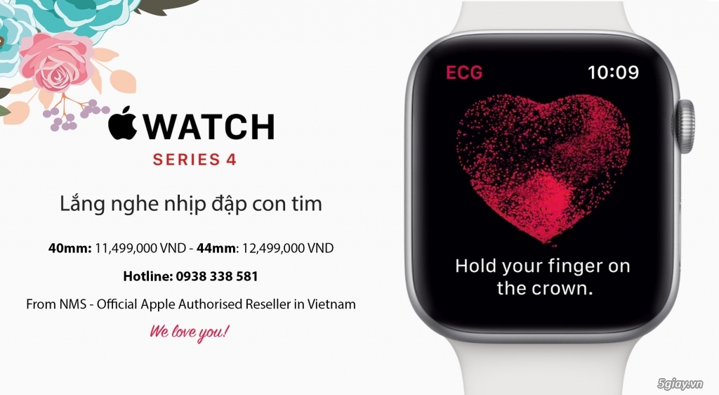 Apple Watch Series 4- Chính hãng giá tốt có hàng sẵn tại NMS Macsaigon