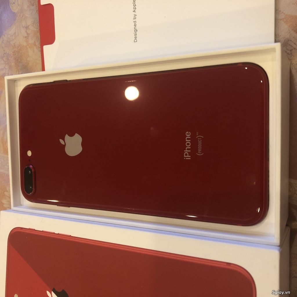 iPhone 8plus RED fullbox likenew còn BH AppleCare+ 5/2020 - 2