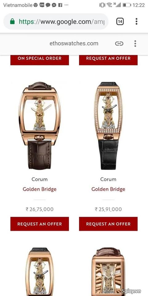 Chuyên đồng hồ mẫu Corum Golden Bridge  trong suốt siêu đẹp bao sang - 21