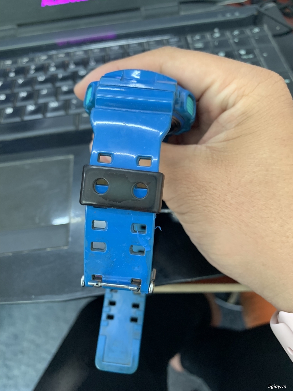 E cần bán đồng hồ Gshock GA-110HC màu xanh siêu hiếm. - 3