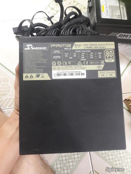 Asus ROG RX580 8g , SSD Intel chính hãng , PSU Seasonic Prime Gold 100 - 3