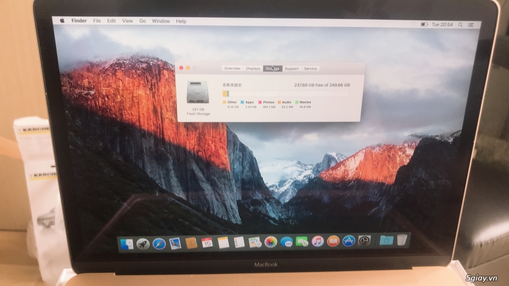 Macbook 12inch gold ssd 256  2016 - 4