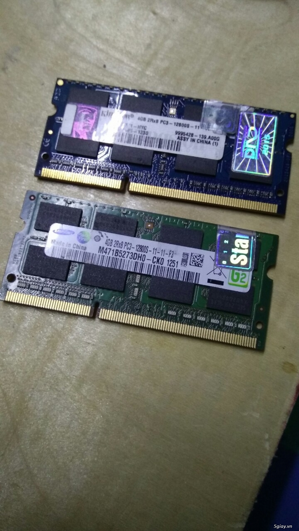 TpHCM - Có 2 cây DDR3 4G laptop cần đổi VGA cũ & Nguồn cũ