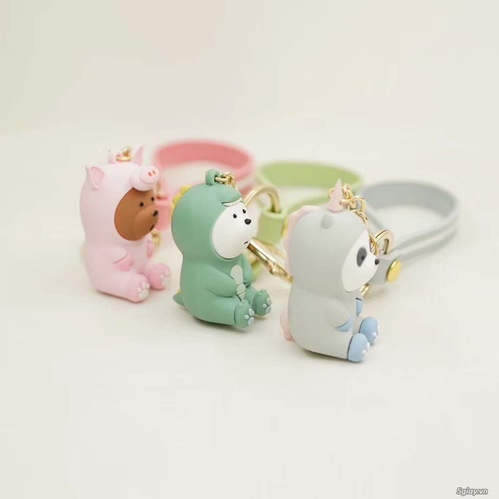 Móc Khoá We Bare Bears - Móc Khoá Gấu Bắc Cực - 1