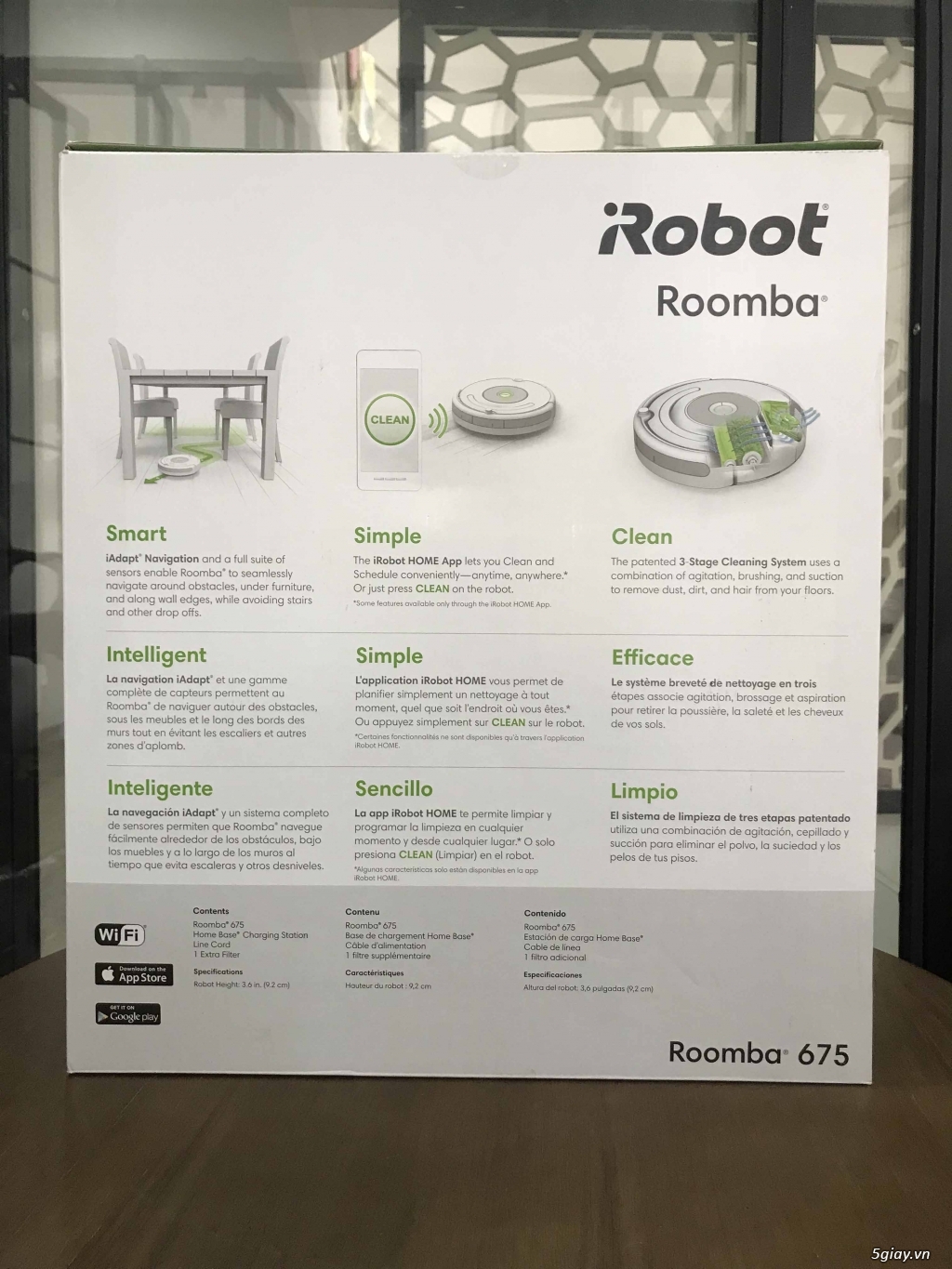 Robot hút bụi Ecovas DEEBOT900 ( FULL BOX ) + Robot hút bụi Roomba 675 - 2