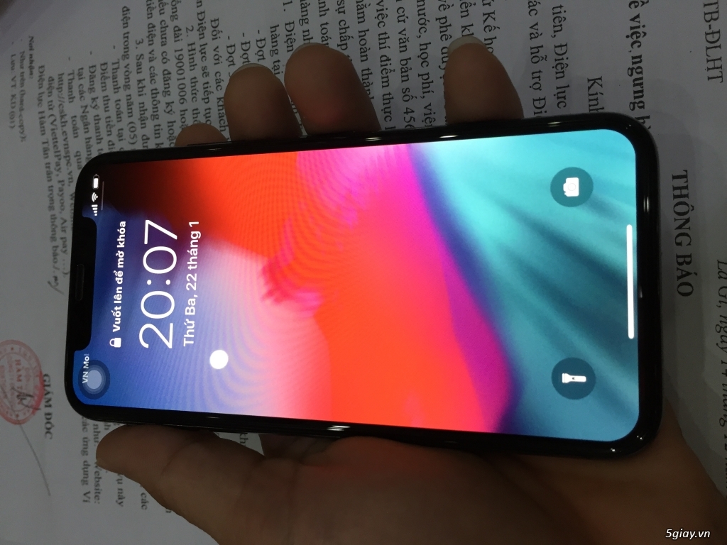 Iphone X 256G máy bên Úc đem về mới 99,99% không một vết trầy... - 3