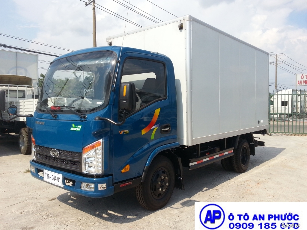 Xe Veam VT252 2T4 thùng 4m3 máy Hyundai chạy Tp khuyến mãi lớn - 1