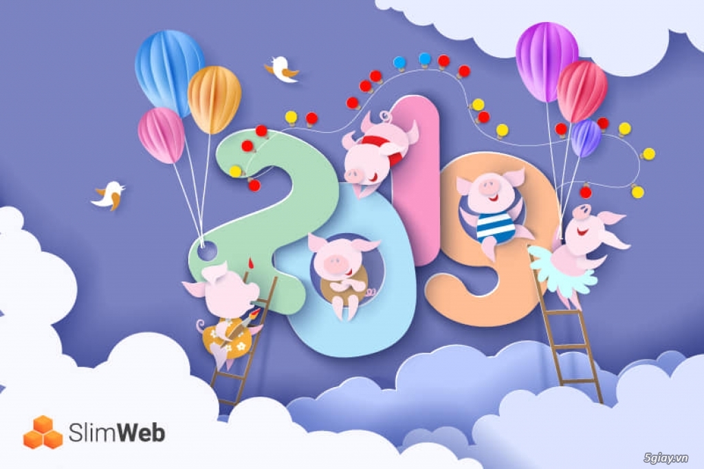 Tặng mọi người bộ thiết kế Thiệp chúc tết 2019 mới nh - 9