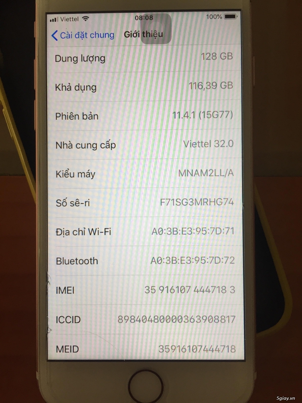 Iphone 7 Gold - 128 Gb - 2