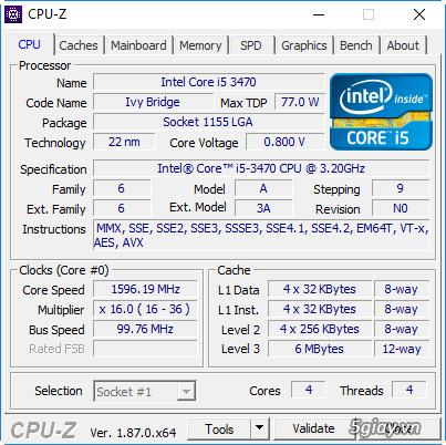 Bán thùng PC Game Core i5-3470|GTX-670-2GB|8G-RAM |1T-HDD - 17