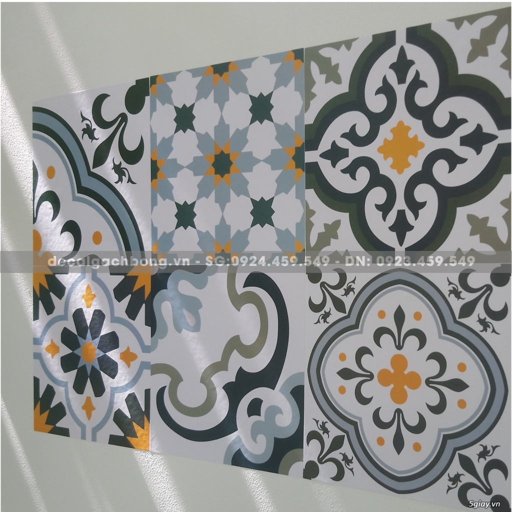 Decal gạch bông - giải pháp trang trí cho người bận rộn